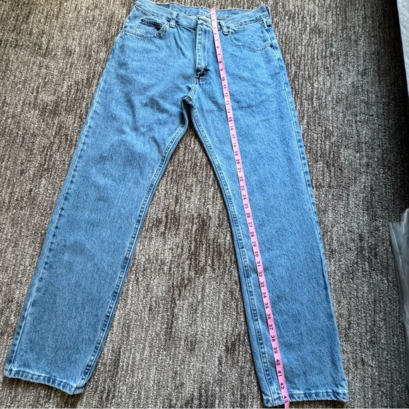 Wrangler Men's Straight Regular
Fit Jeans Blue Size 34x32 5- Pocket Normcore - Picture 9 of 11